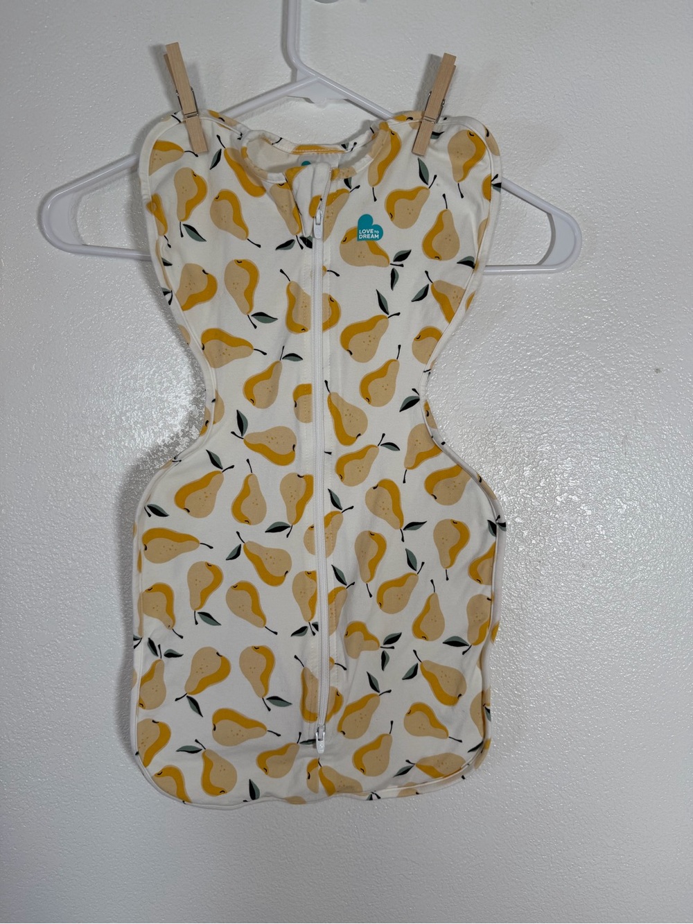 Love to Dream Baby Swaddle Up in Yellow Pear Print